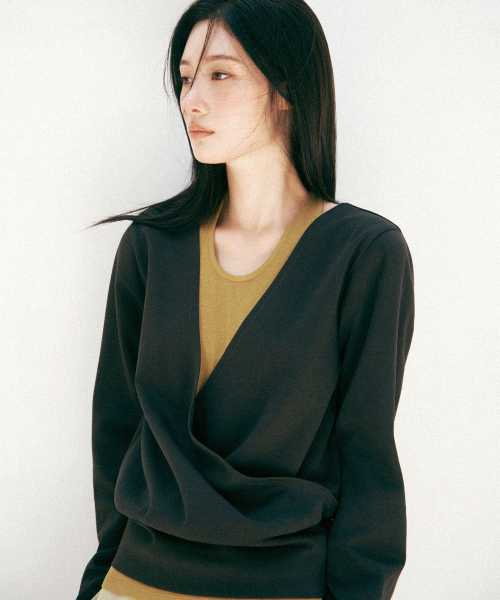 [SET] Halter Layered Jersey T Shirt NEW6AE815