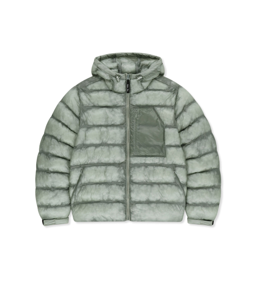 CLOUD SHELL HOODY PADDING JUMPER IN MINT