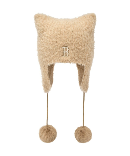 Fur Meowing Earflap Beanie