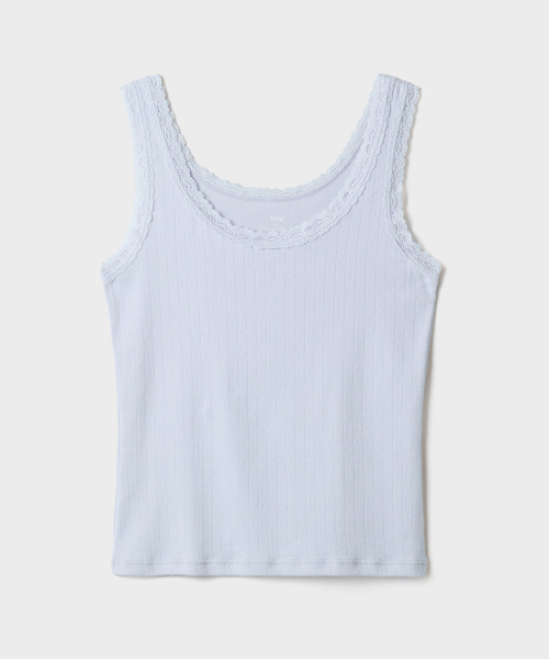 [COMFORT] Lace Pointelle Sleeveless_SPLOG49A32