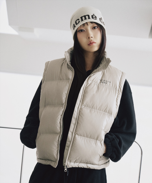 WOMAN CROP DETACHABLE DUCK DOWN JACKET