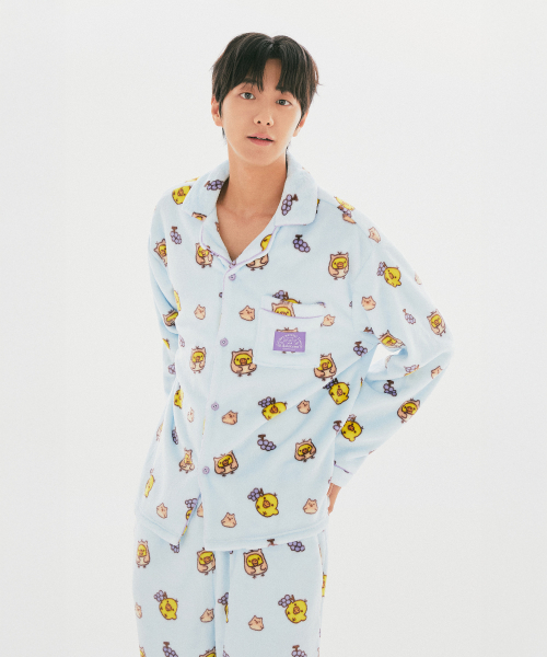 RILAKKUMA Sleep Pajamas (Light Blue)_SPPPG4VU11