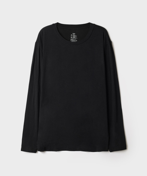 [WARMTECH Wool Blend] Mens Round-Neck Long-Sleeve Top_SPXVG4VA31