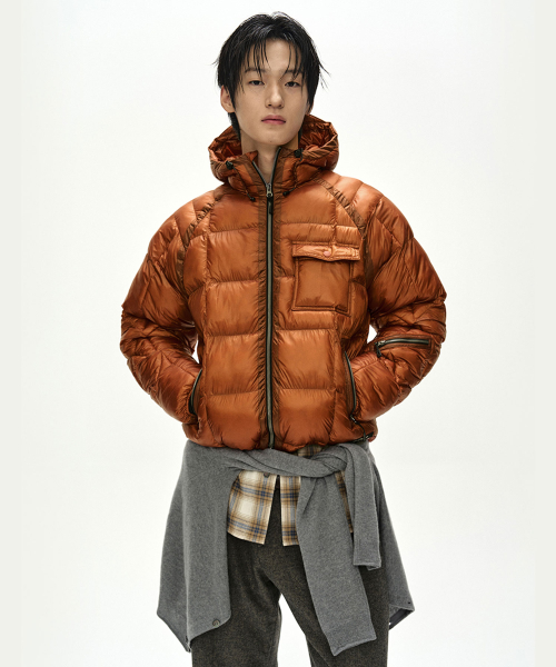 UNISEX TORINO LIGHTWEIGHT DOWN JACKET (ORANGE)