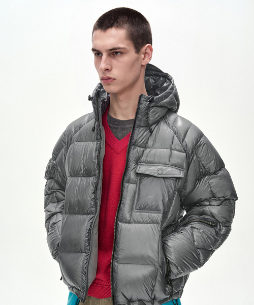 UNISEX TORINO LIGHTWEIGHT DOWN JACKET (GREY)