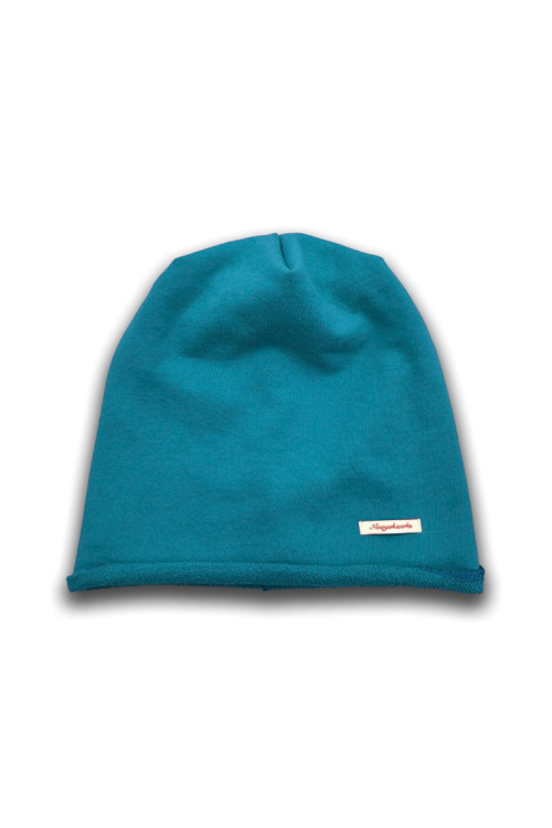Cotton Casual Loopback Beanie Hat_Teal