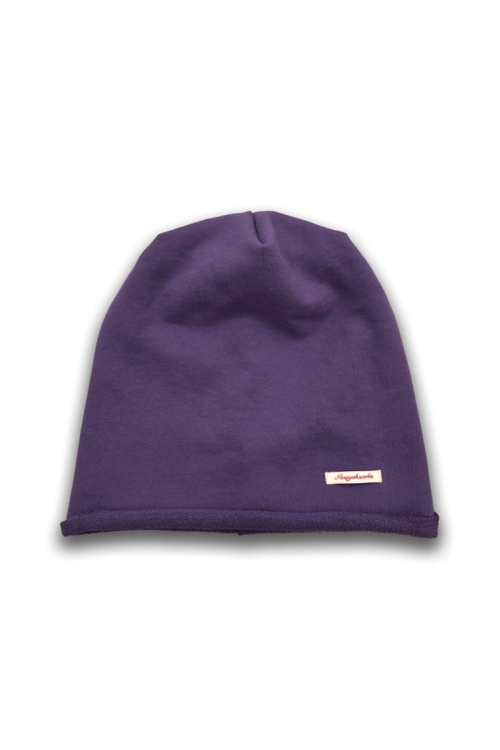 Cotton Casual Loopback Beanie Hats_Purple