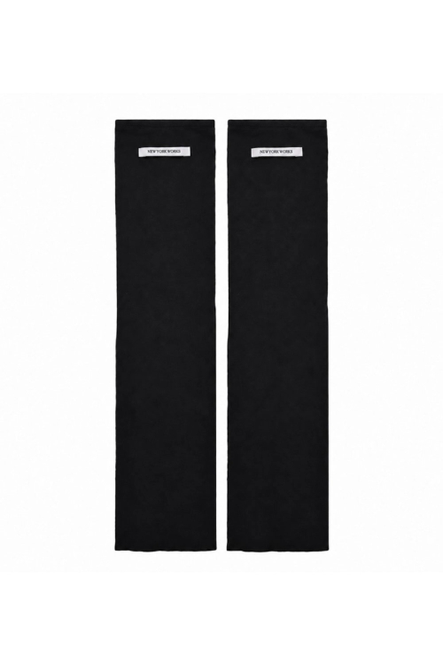 Daily Cotton Leg Warmers_Black