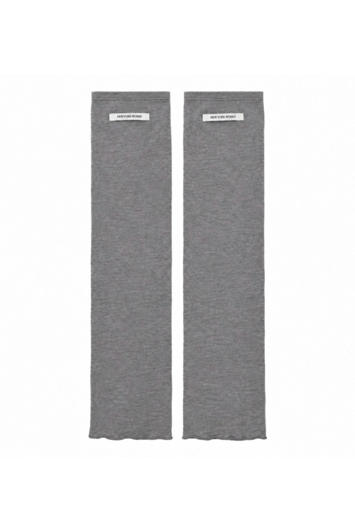 Daily Cotton Leg Warmers_Gray