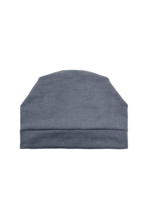 Reversible Two-Tone Beanie Hats - Blue Gray