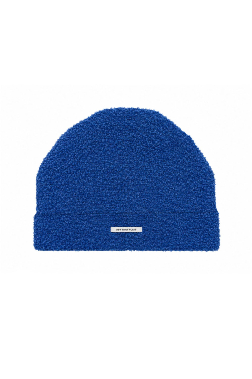 Cozy FLUFFY Knit Beanie Hats_Blue