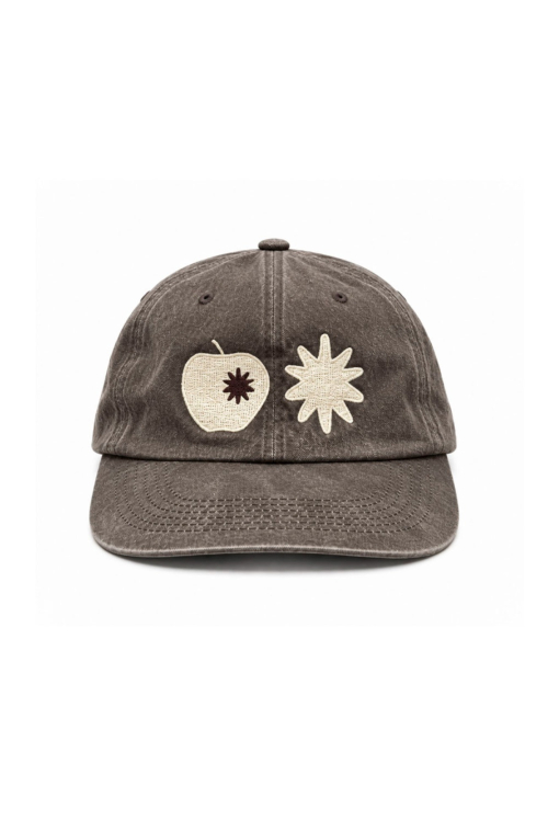 APPLE Patch Logo Camp Cap Hats_Brown