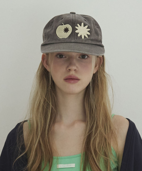 APPLE Patch Logo Camp Cap Hats_Brown