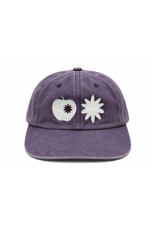 APPLE Patch Logo Camp Cap Hats_Purple
