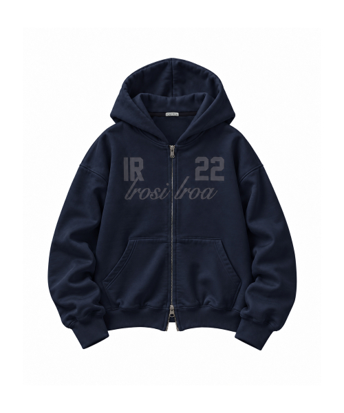 IR 22 Hoodie Zip-up (Navy)