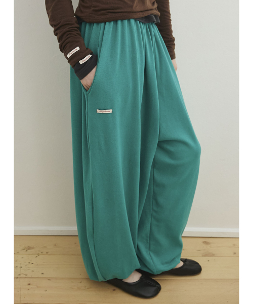 Balloon Fit Harem Pants_Teal