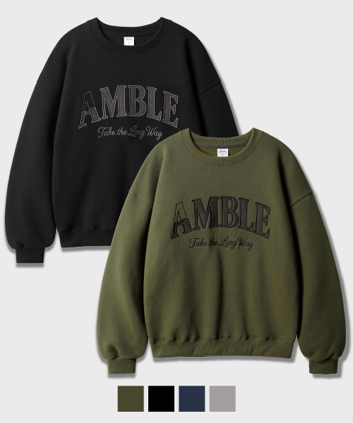 [2PACK] Amble Denim Patch Sweatshirts KJMT2723