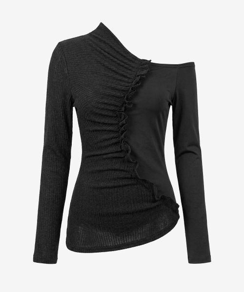 CUFF WAVE T [BLACK]
