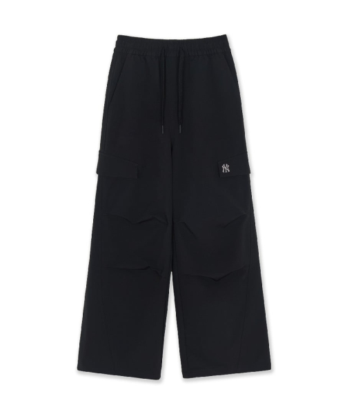 WomenS Gorpcore Curved Line Heavy Brushed Wide Flare Pants