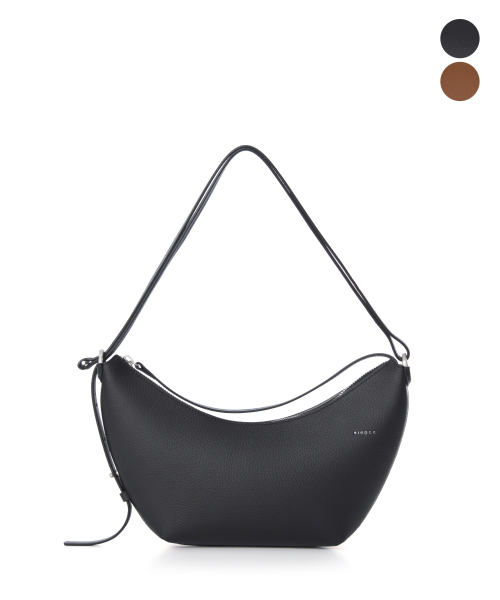 NIEPSEU Leather Panorama Bag [Tan]