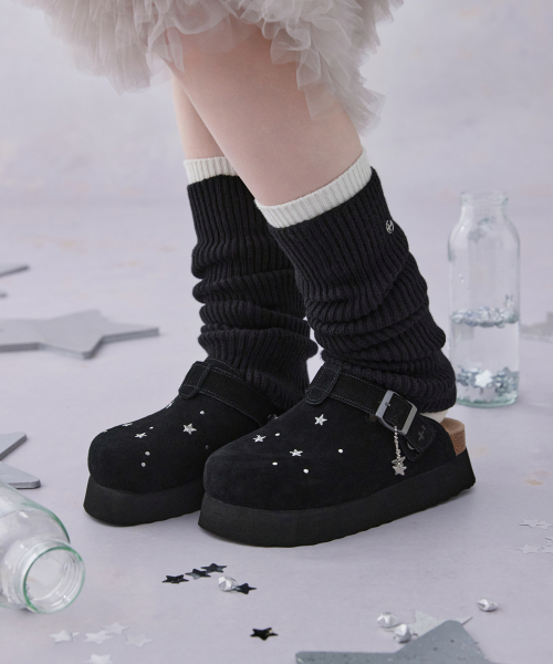 TOPI Star Dust Clogs Black OZV5GA391B