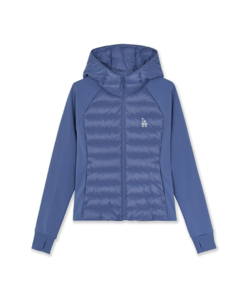 WomenS Jersey Mix Slim Fit Goose Light Down Jkt