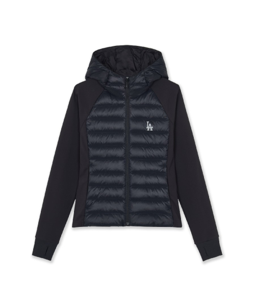 WomenS Jersey Mix Slim Fit Goose Light Down Jkt