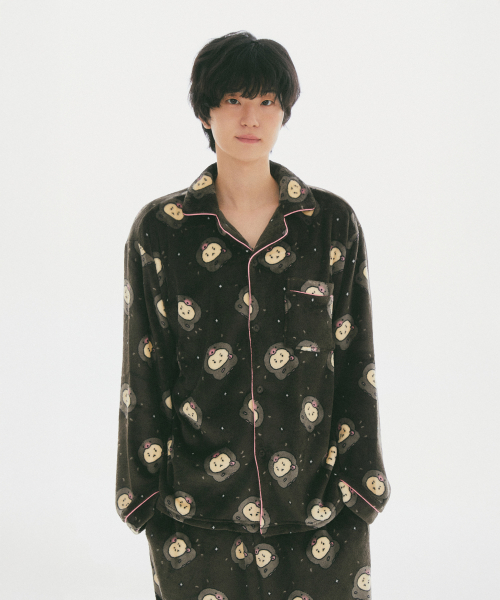 MANGGEUREOJIN GOM Sleep Pajamas (Brown)_SPPPG4VU02