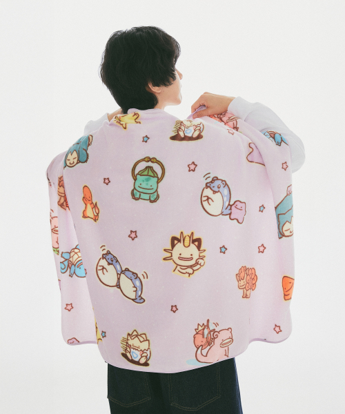 POKEMON Even If Clumsy It Transforms Ditto Blanket (Purple)SPAWG4TU01