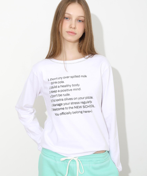 Notice Regulation Long Sleeve White