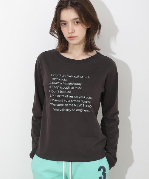 Notice Regulation Long Sleeve Charcoal