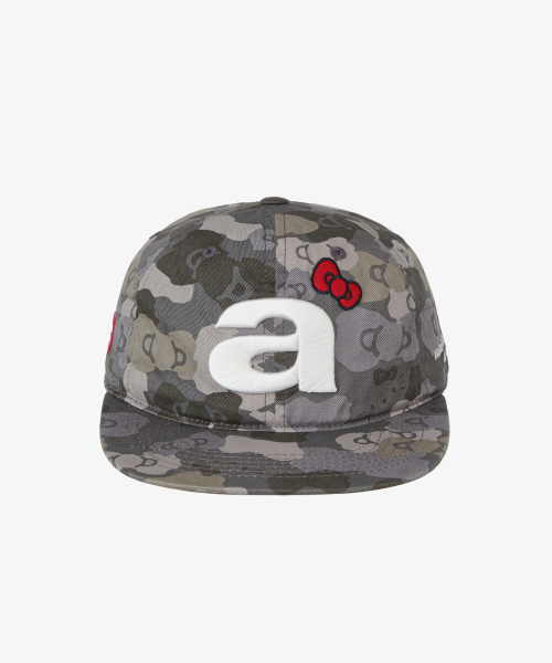 HELLO KITTY ON MY WAY TO DANIEL STAR CAP [GREY]