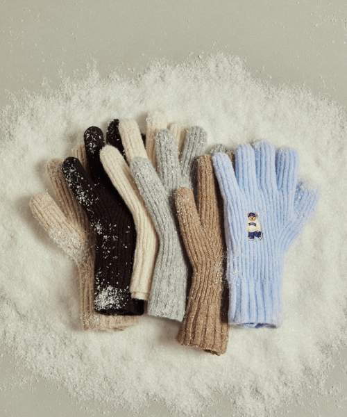(WOODY) [Wool Blend] Embroidered Glove_SPAGG4TAY0