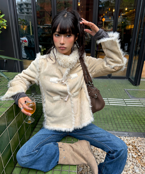 TOGGLE REVERSIBLE MUSTANG (BEIGE)