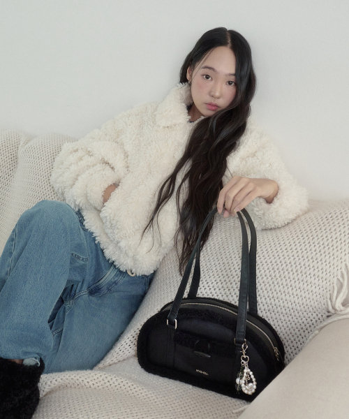 Pasha Fur Tote Bag_35072TT(2Color)