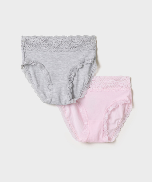 [2PACK] [COMFORT] Modal Lace Panty (RE)_SPWPG49A03