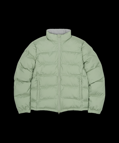 038 BASIC PUFFER JACKET LIGHT GREEN