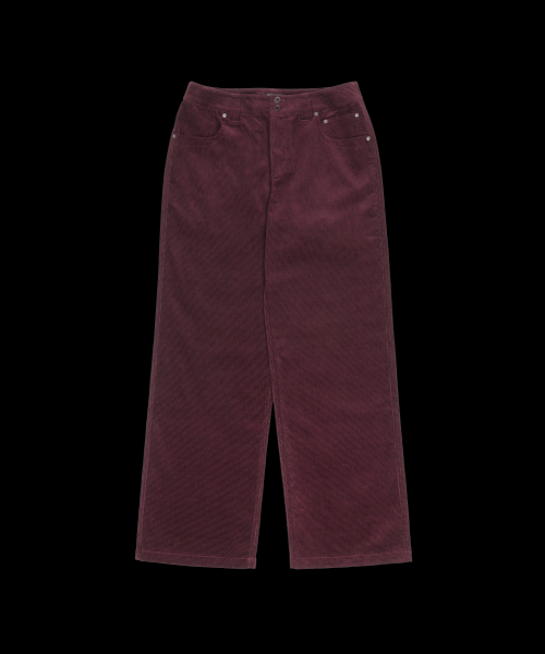 038 STITCH CORDUROY PANTS WINE