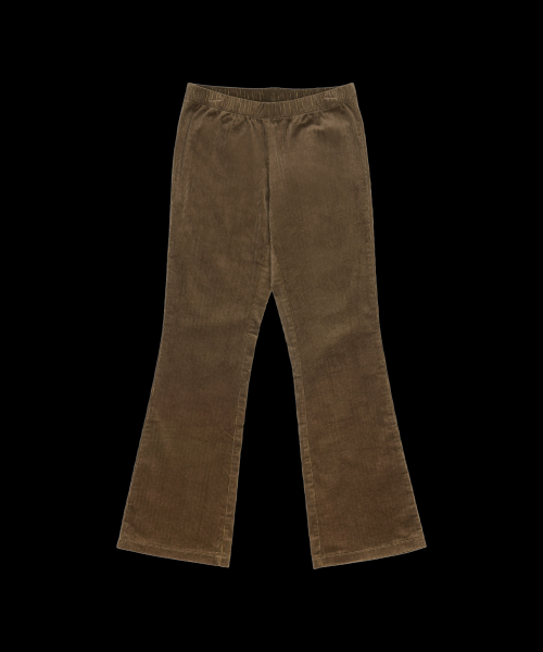 038 CORDUROY BANDING PANTS BROWN