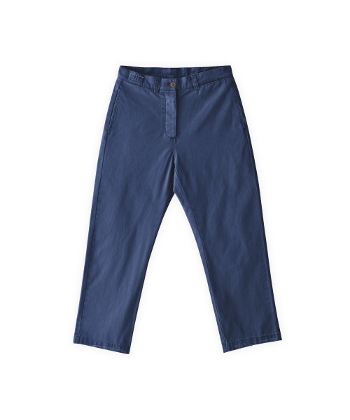 001 Classic washed chino pants in washed blue