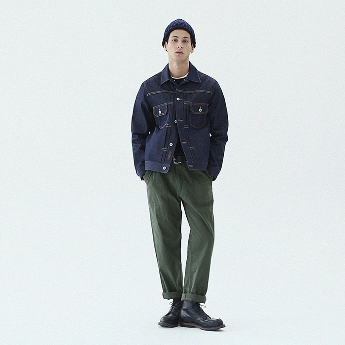유니폼브릿지(UNIFORM BRIDGE) cotton fatigue pants forest