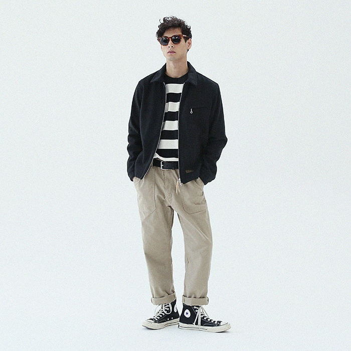 유니폼브릿지(UNIFORM BRIDGE) cotton fatigue pants forest