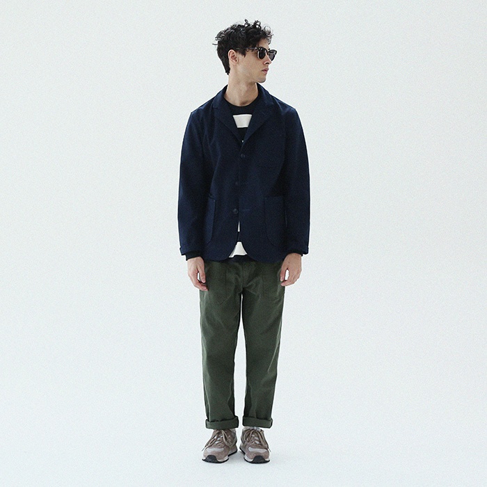 유니폼브릿지(UNIFORM BRIDGE) cotton fatigue pants forest