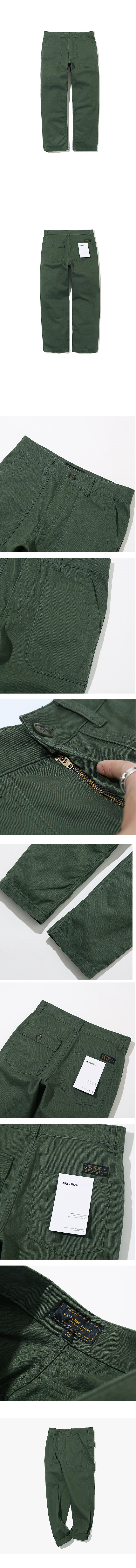 유니폼브릿지(UNIFORM BRIDGE) cotton fatigue pants forest