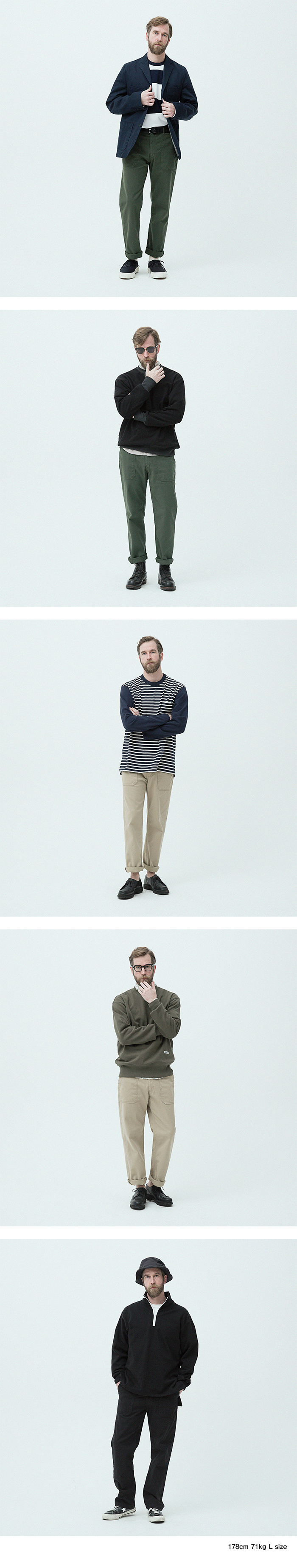 유니폼브릿지(UNIFORM BRIDGE) cotton fatigue pants forest