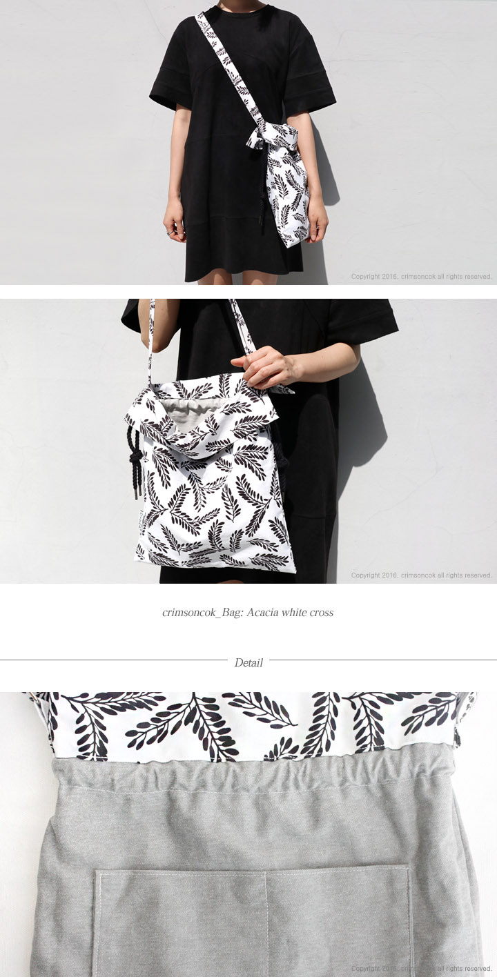 크림슨코크(CRIMSONCOK) 아카시아 화이트 크로스백