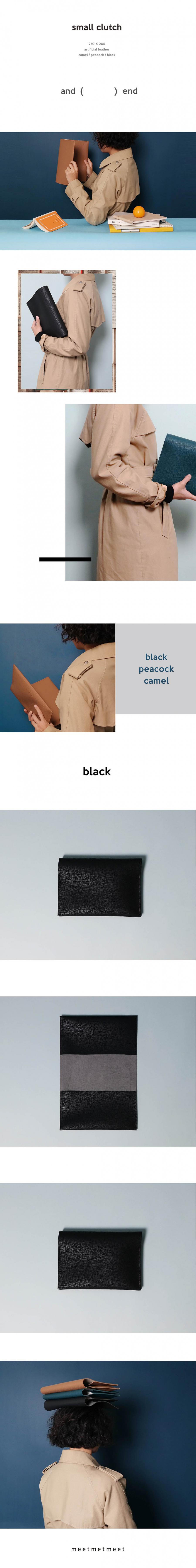 밋맷밋(MEETMETMEET) meetmetmeet  스몰 백 블랙