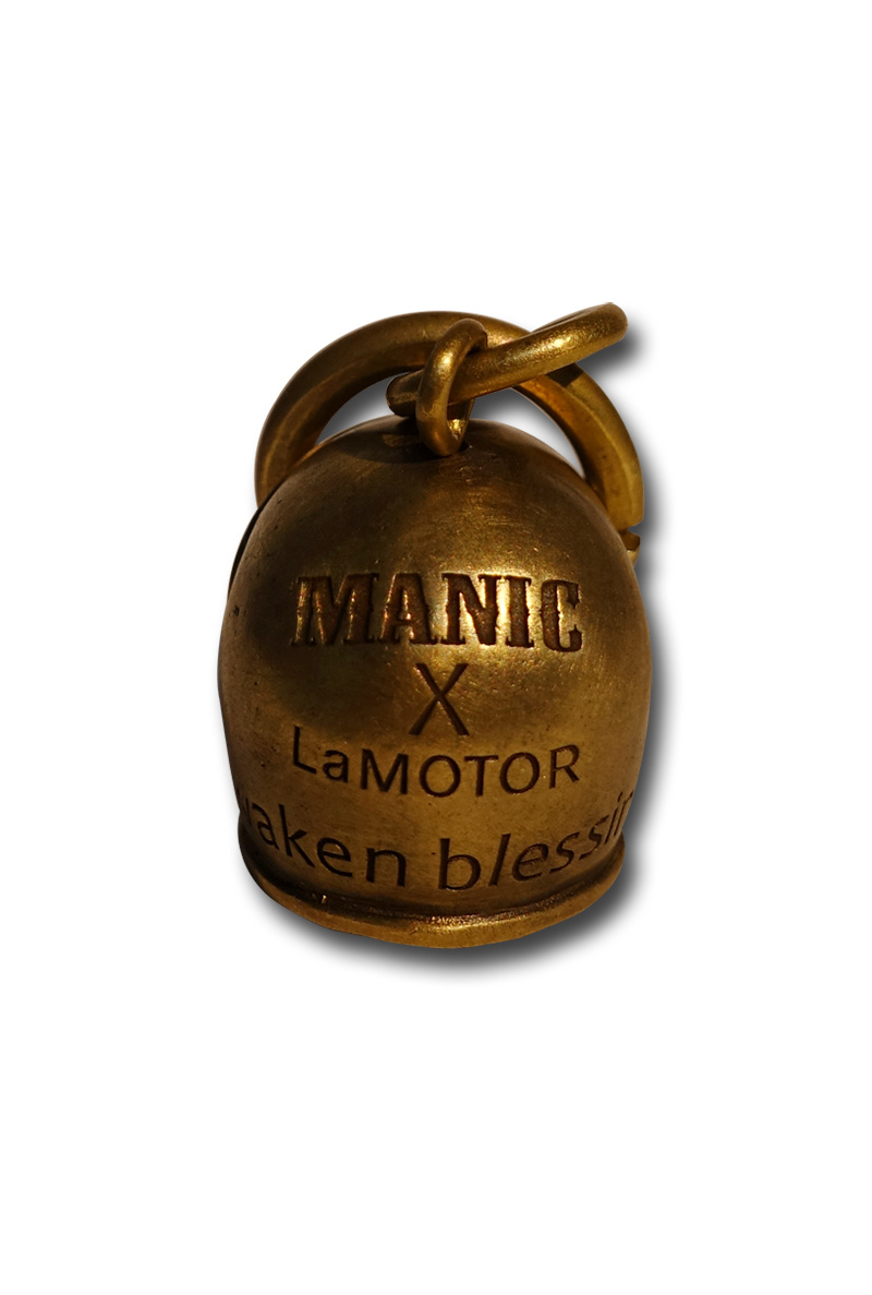 매닉(MANIC) BELL MOTO3 BRASS KEYRING
