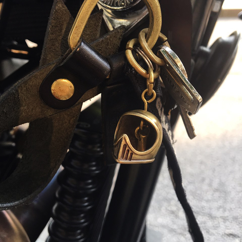 매닉(MANIC) BELL MOTO3 BRASS KEYRING