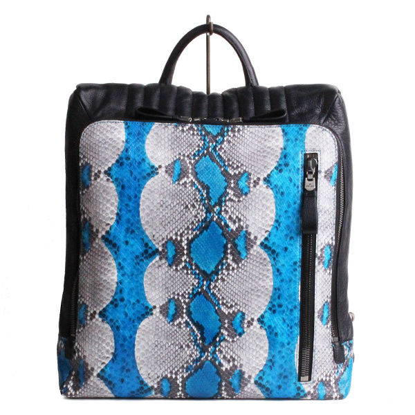 피에스메리제인(PSMARYJANE) 헬레나 블루파이톤 백팩